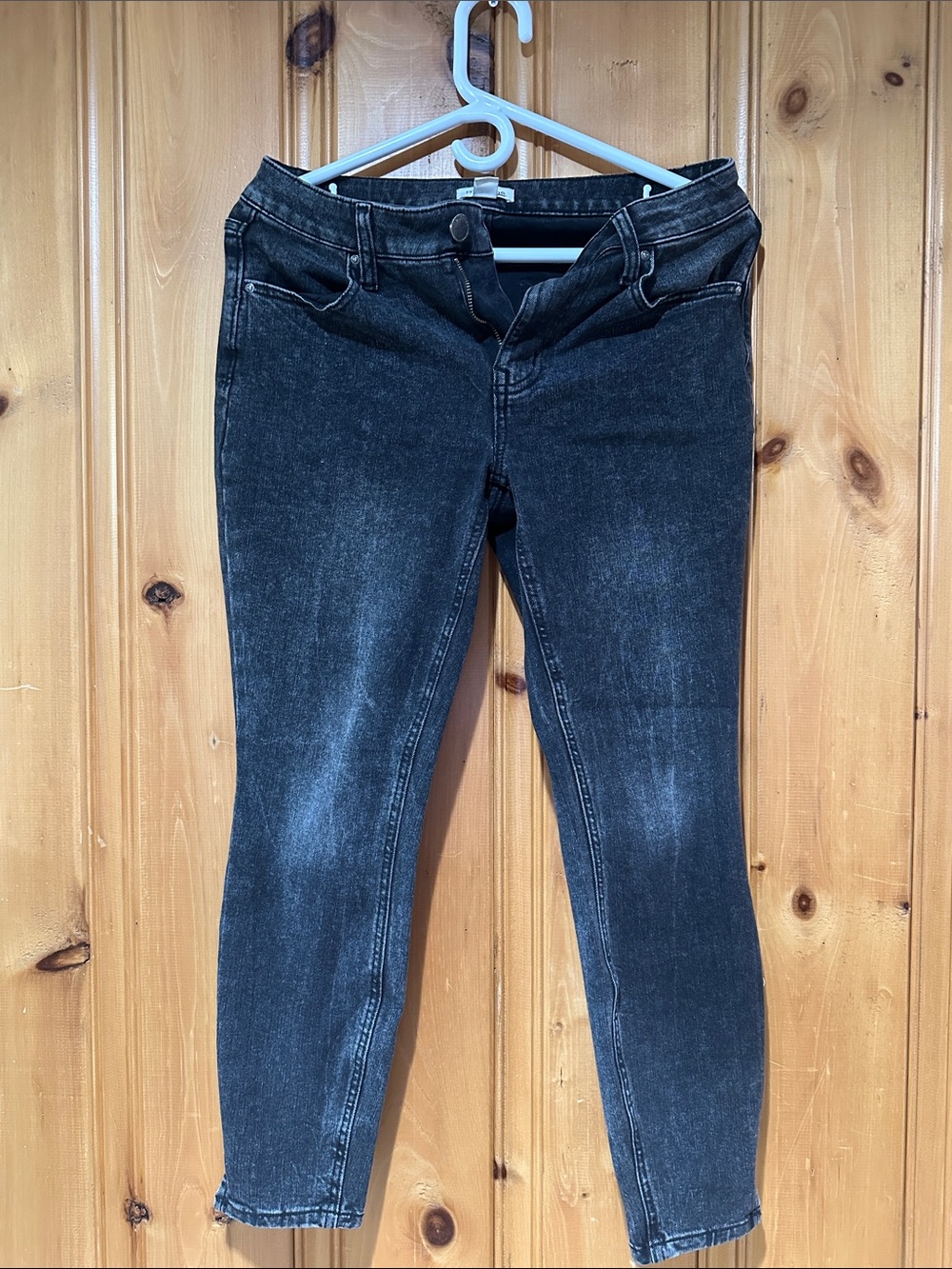Maurices Dark Washed Black Skinny Jeans